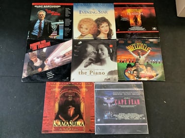Various LaserDiscs(Cape Fear, The Evening Star, Kama Sutra, and more)