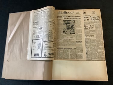 The Daily Texan very large book