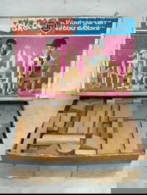 Playskool kindergarten wood blocks set