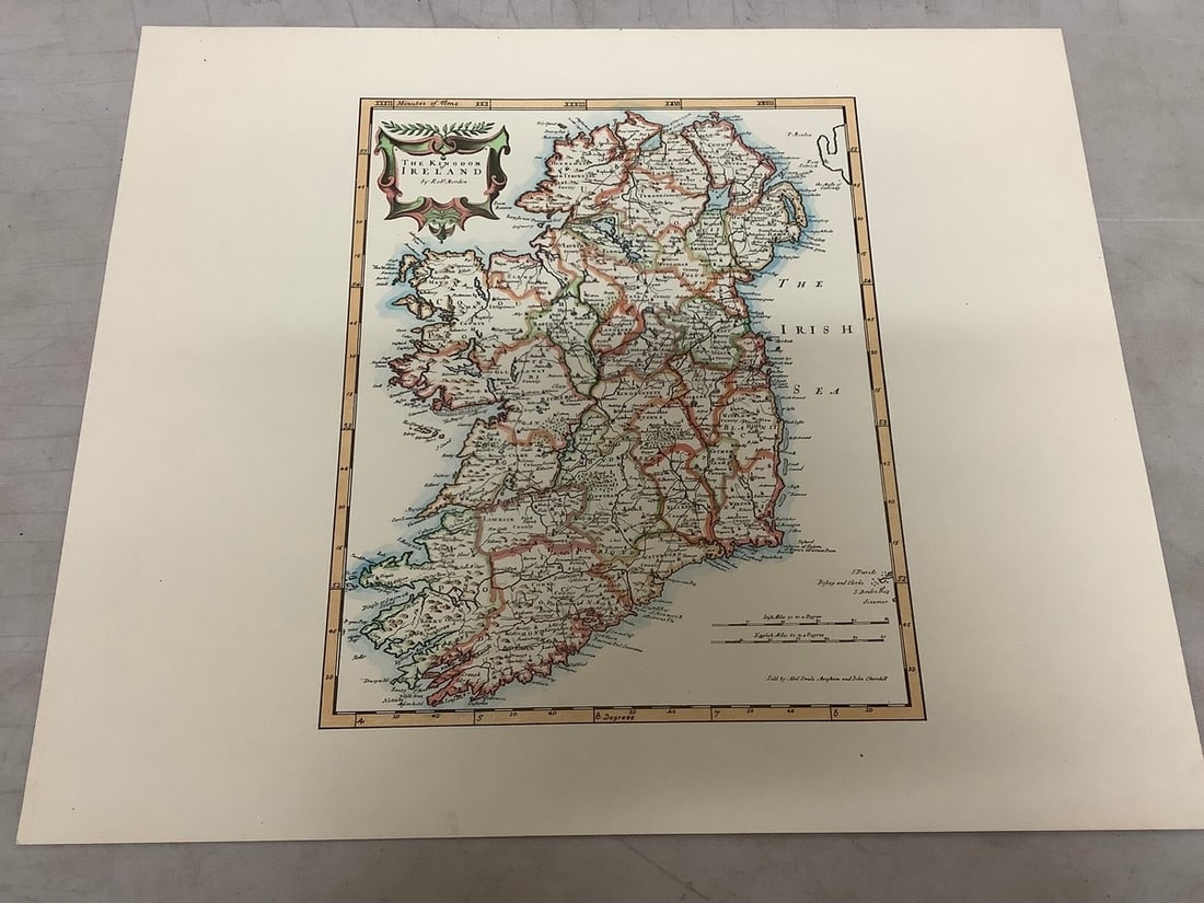 The Kingdom of Ireland map by Rob Morden(15in.x18in.) (1 of 1)
