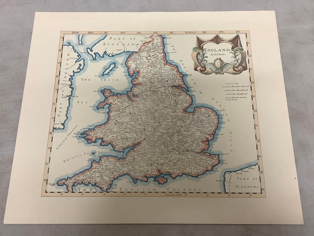 England map by Rob Morden(15in.x18in.) (1 of 1)