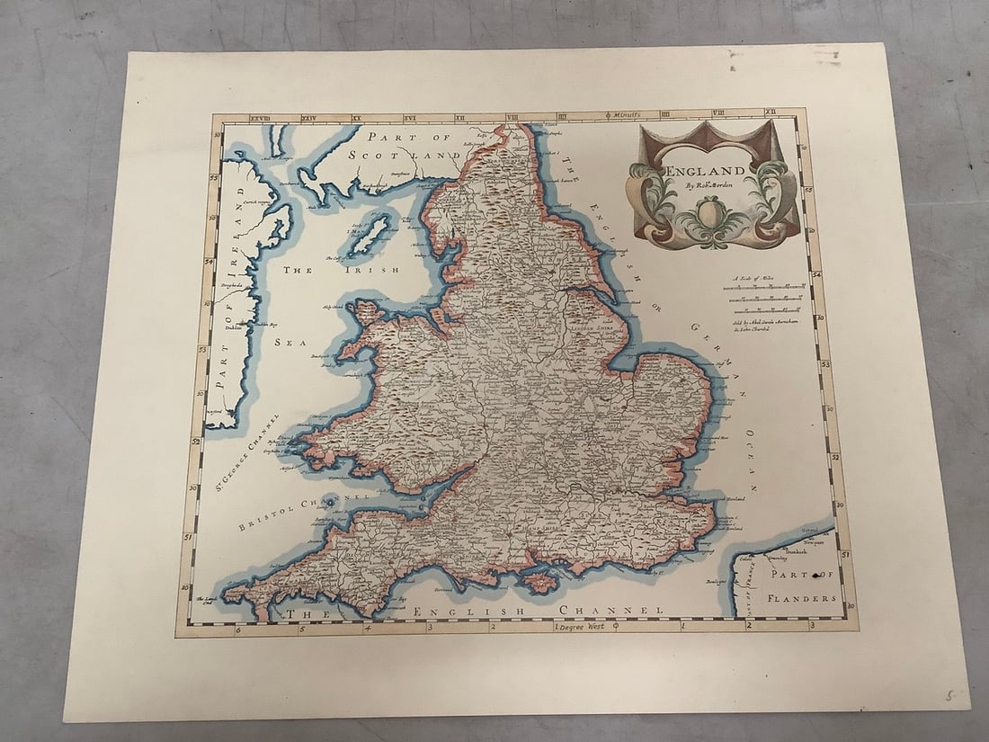 England map by Rob Morden(15in.x18in.) (1 of 1)
