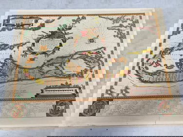 Vintage Bermuda map(18.25in.x23.25in.)