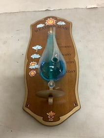 Weather Man glass barometer (17.5in Tall)