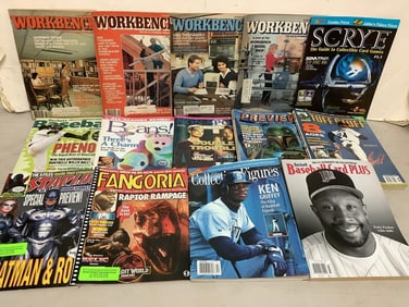 Various magazines(Workbench, Fangoria, Scrye, and more)