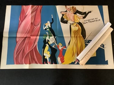 Vintage movie posters(26in.x42in.-opened poster)