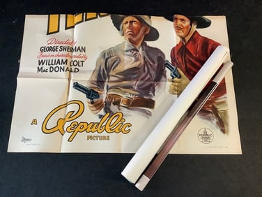 Vintage movie posters(27in.x41in.- opened poster)