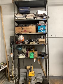 Shelving rack(contents not included-91in.x18in.x36in.)