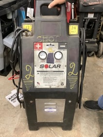 Solar battery voltage charger