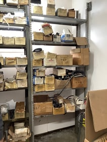 Shelving unit (contents included-new parts)