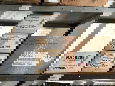 New Robin Air replacement parts in boxes