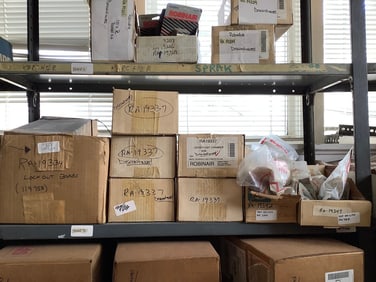 New Robin Air replacement parts in boxes