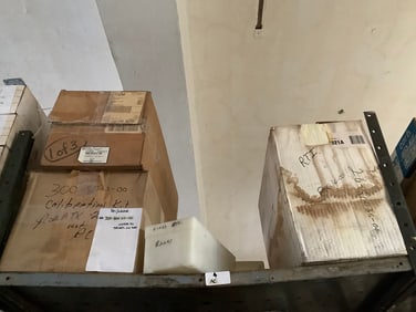 Shelf lot of new in package rebuilding parts