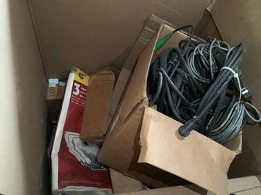 Large box of battery charger rebuild parts