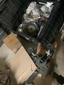 Bin full of rebuild partd and tilt table parts