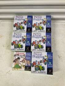 Lot of Dune Buggies and 1 Dino Bones