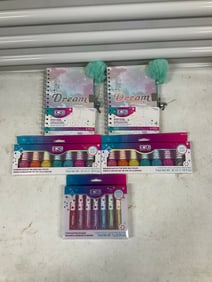 Lot of nail polish, lip gloss and Journals