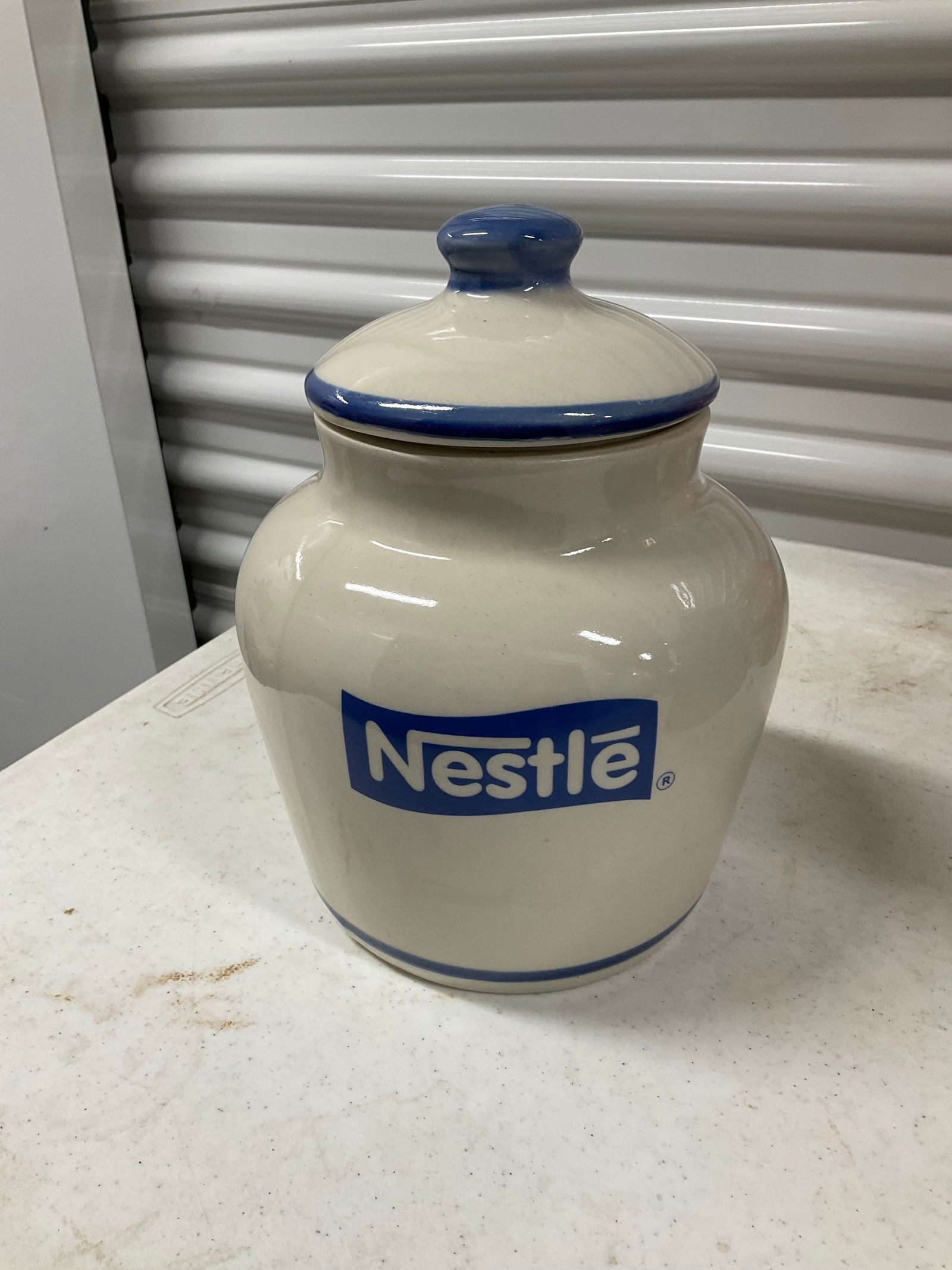 Vintage Nestle cookie jar 10in (1 of 1)