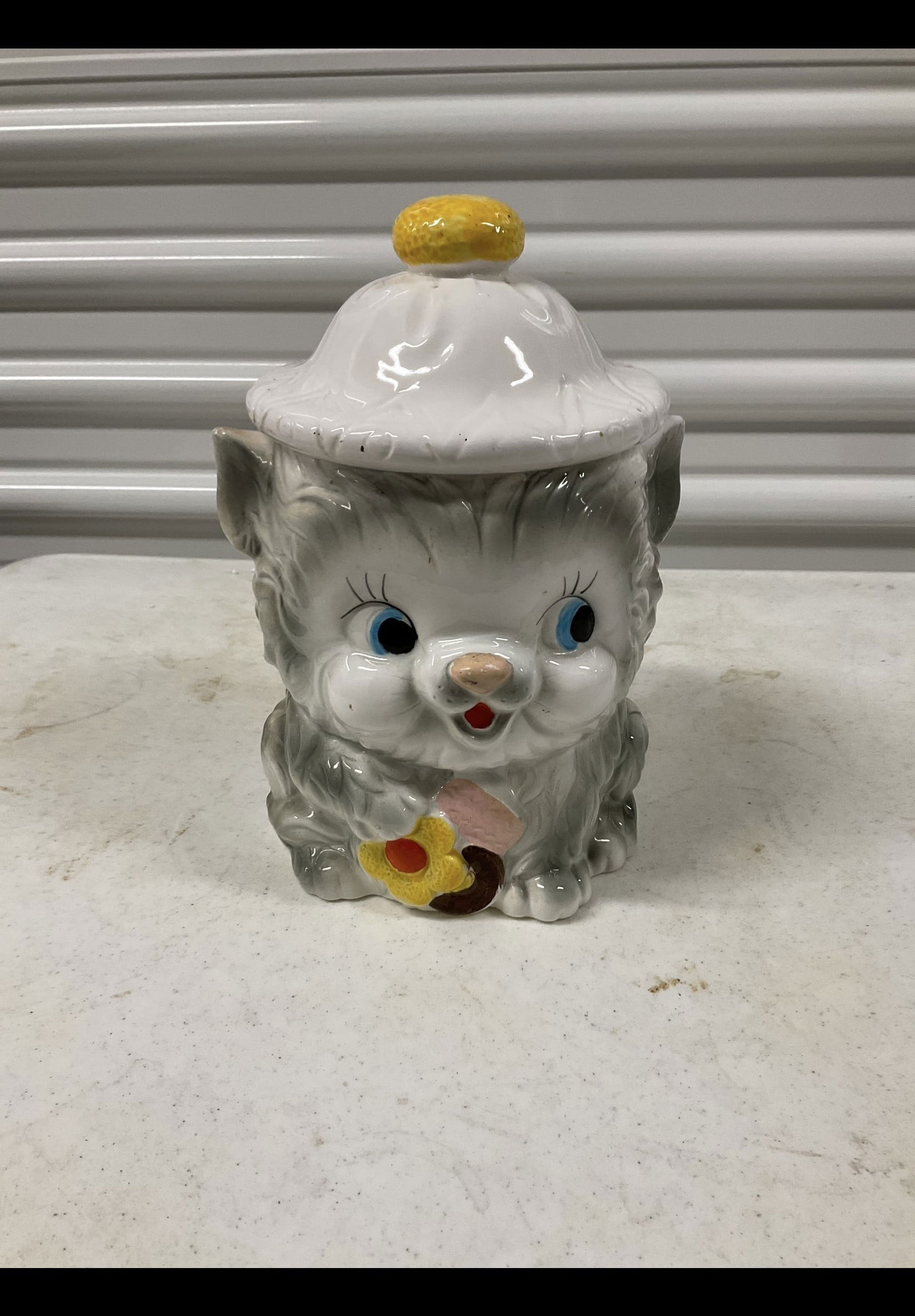 VIntage Cat cookie jar 11in (1 of 1)