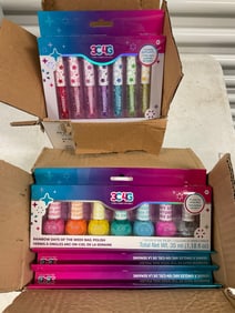 case off 7 day lip gloss and nail polish sets new in package
