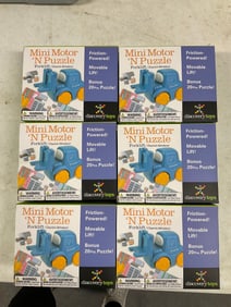 lot of 6 mini motor and puzzle  toys new in package