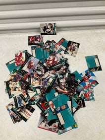 large amount of 1993 pro set hockey cards