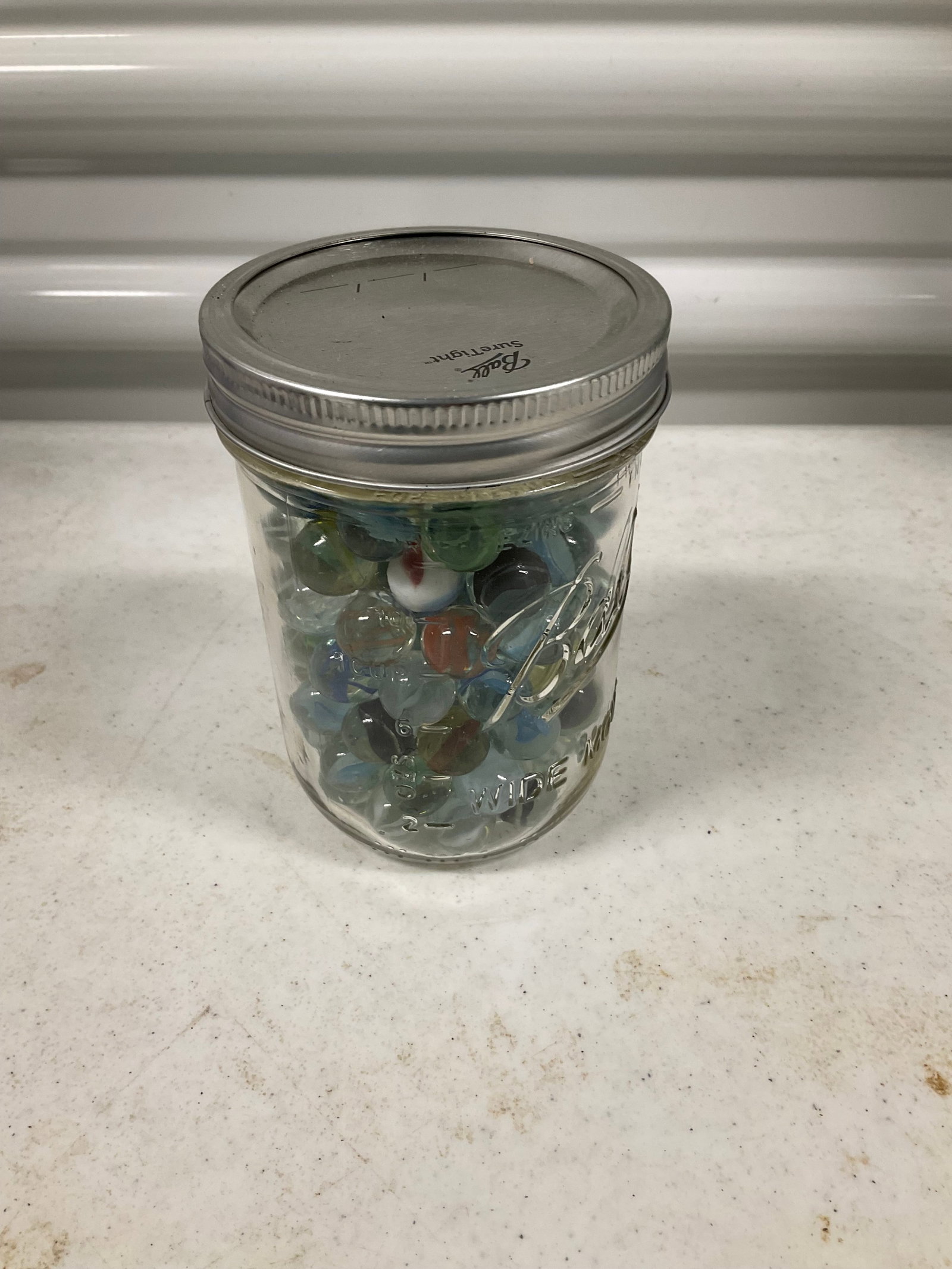 jar of marbles: jar of marbles