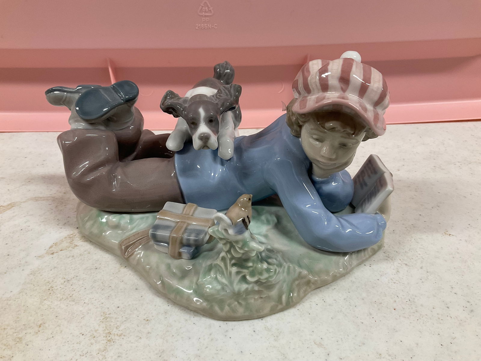 LLadro "Study Buddies" Porcelain figure 7x4 (1 of 1)