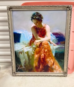 Pino Solace Signed and Numbered Print on canvas italian 209/500 18x22