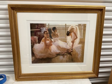 Guan, San-Yue "Interlude" 1997 212/271 Serigraph in color 34x29