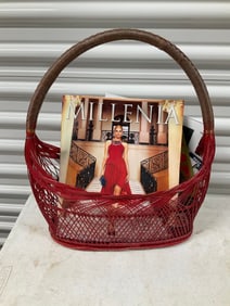 hookers magazine holder with magazines 15x18