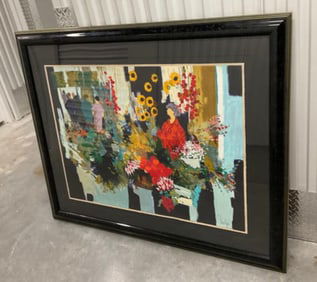 Fauchere, Claude "Sunflowers"  64/350 1994 Serigraph in  color on Coventry paper 56x46
