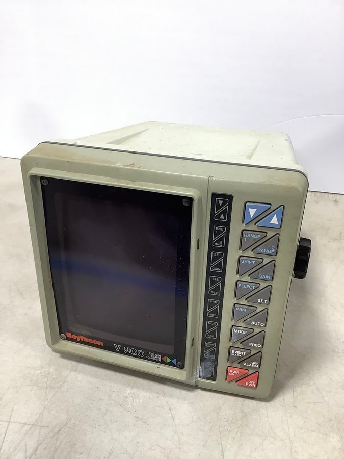 Vintage Raytheon color echo sounder(model V800): Vintage Raytheon color echo sounder(model V800)