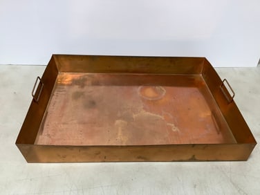 Large copper tray(23.5in.x17.5in.x3in.)