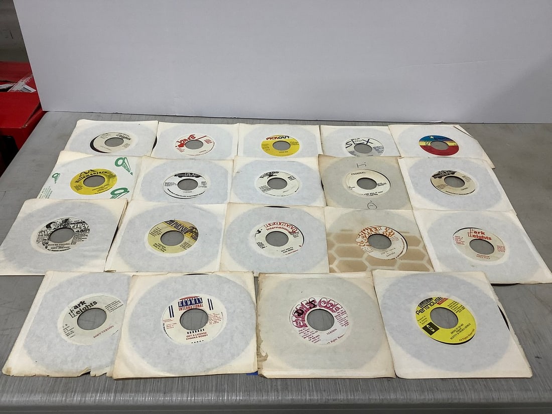 Vintage 45's(Juice Dub, The King Pins, Chacka Bobby, and more) (1 of 1)