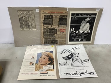 Original prints/advertising(1902-1929-various years)