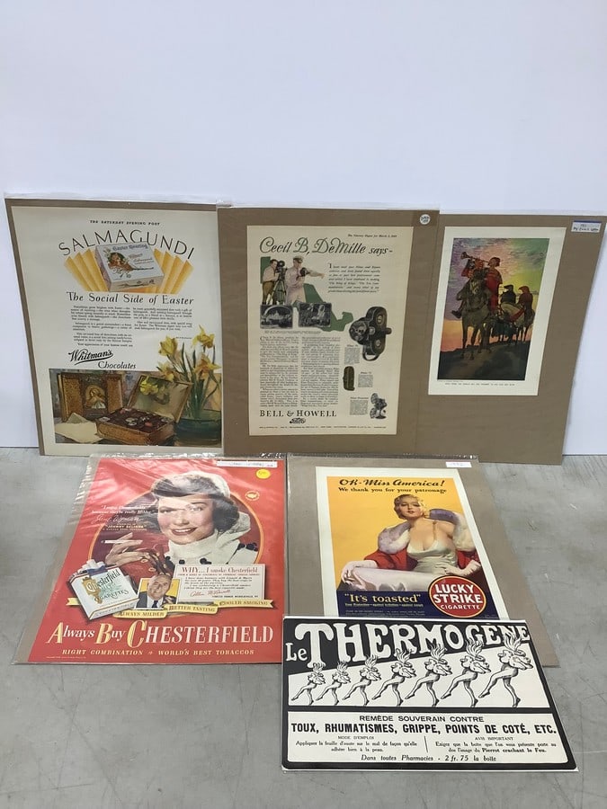 Original prints/advertising(1911-1948-various years): Original prints/advertising(1911-1948-various years)