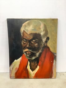 Signed canvas painting(16in.x20in.)