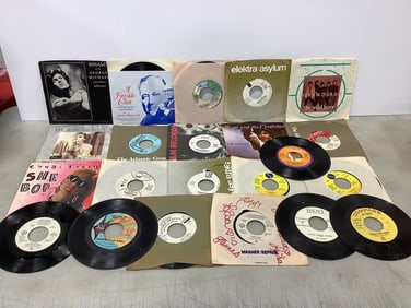 Vintage 45's(Bette Midler, Cyndi Lauper, George Michael, and more)