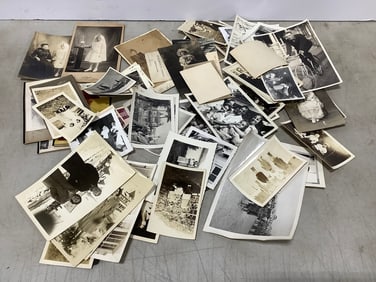 Vintage black and white photographs