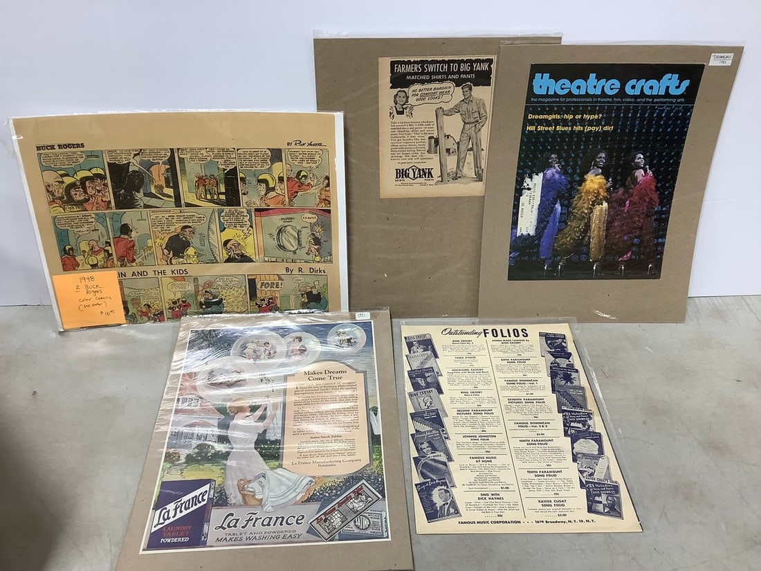 Original prints/advertising(1920's-1980's): Original prints/advertising(1920's-1980's)