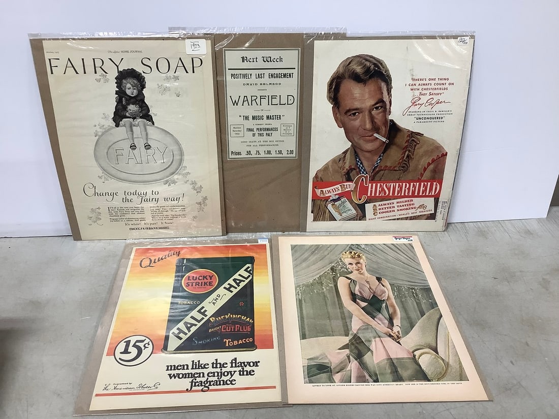 Original prints/advertising(1907-1948-various years): Original prints/advertising(1907-1948-various years)