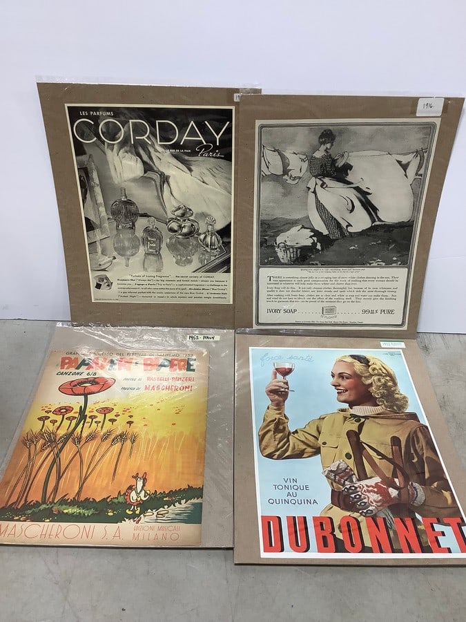Original prints/advertising(1916-1952-various years): Original prints/advertising(1916-1952-various years)
