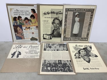 Vintage prints/advertising(1900-1937-various years)