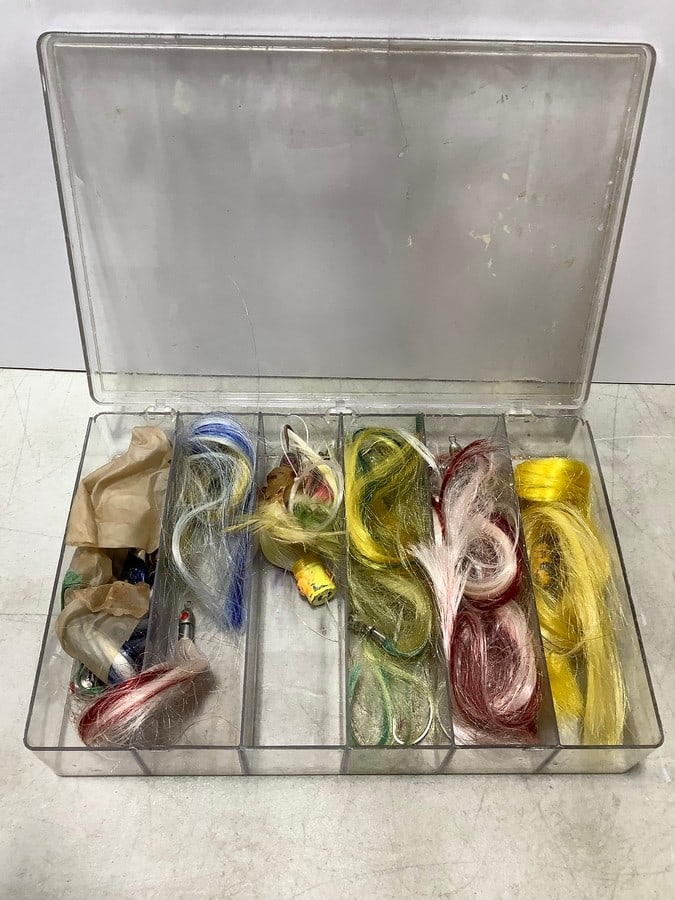 Various fishing lures: Various fishing lures