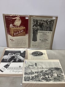 Original prints/advertising(1909-1934-various years)