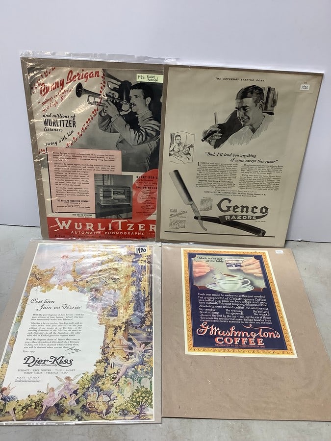 Original prints/advertisements(1920-1938): Original prints/advertisements(1920-1938)