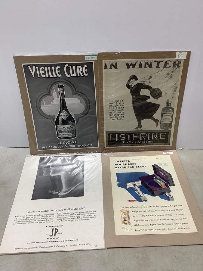 Original prints/advertisements(1917-1938-various years): Original prints/advertisements(1917-1938-various years)