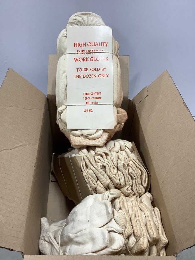 High Quality Industrial Work Gloves(100% cotton-3 packs total) (1 of 1)