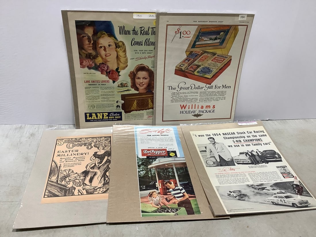 Original prints/advertisements(1903-1954-various years): Original prints/advertisements(1903-1954-various years)